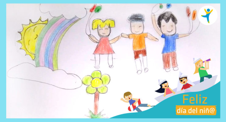  Niños, niñas y adolescentes relataron qué representa para ellos el Día del Niño a través de dibujos
